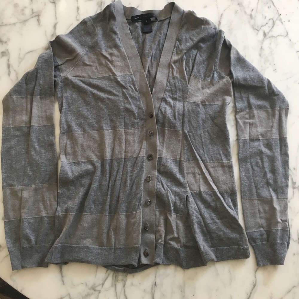 Marc by Marc Jacobs grey cardigan
